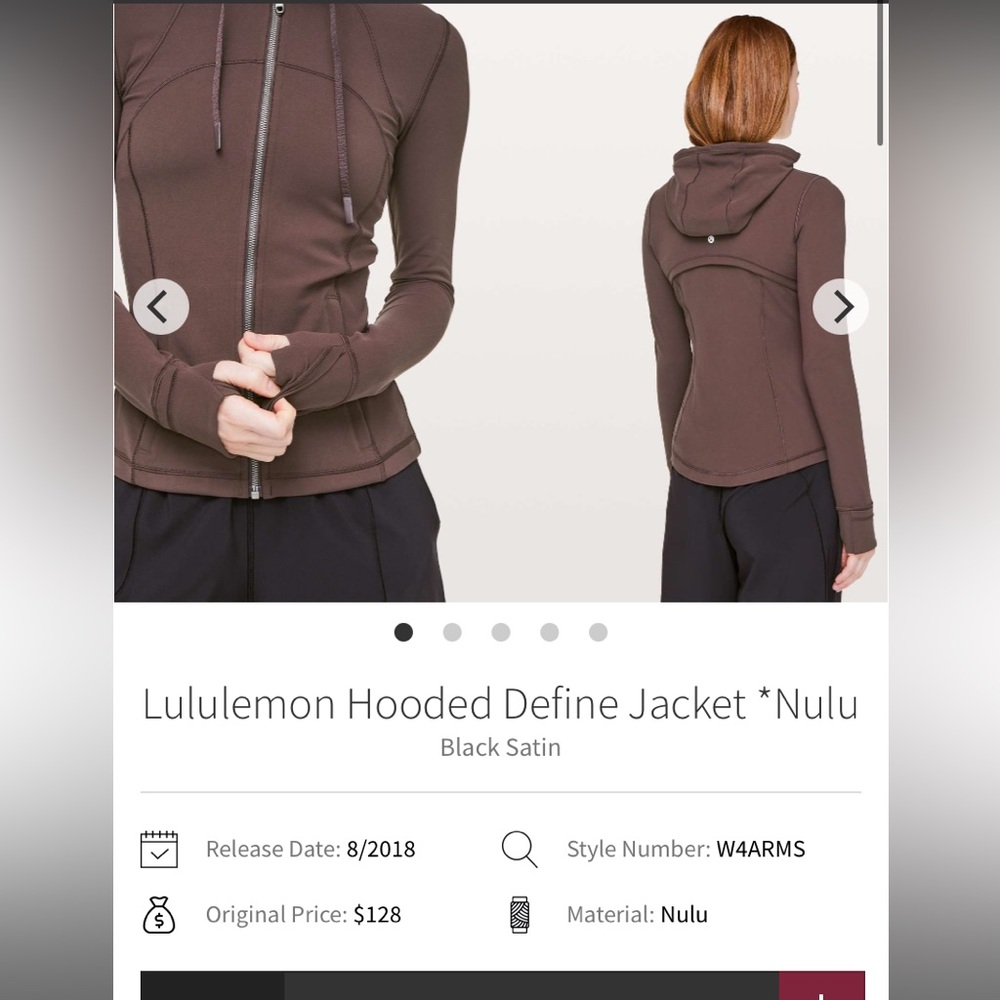 lululemon brown define jacket - Picture 11 of 12